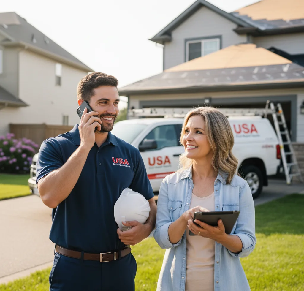 USA Roof Repair Experts customer support in Calimesa